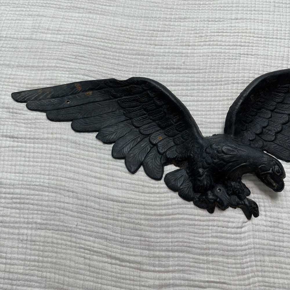 Federal eagle patriotic Americana wall hanging art vintage molded plastic plaque - Picture 2 of 15